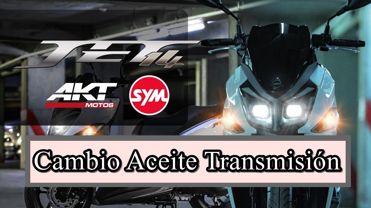 Cambio Aceite de Transmisión AKT Sym Jet 14