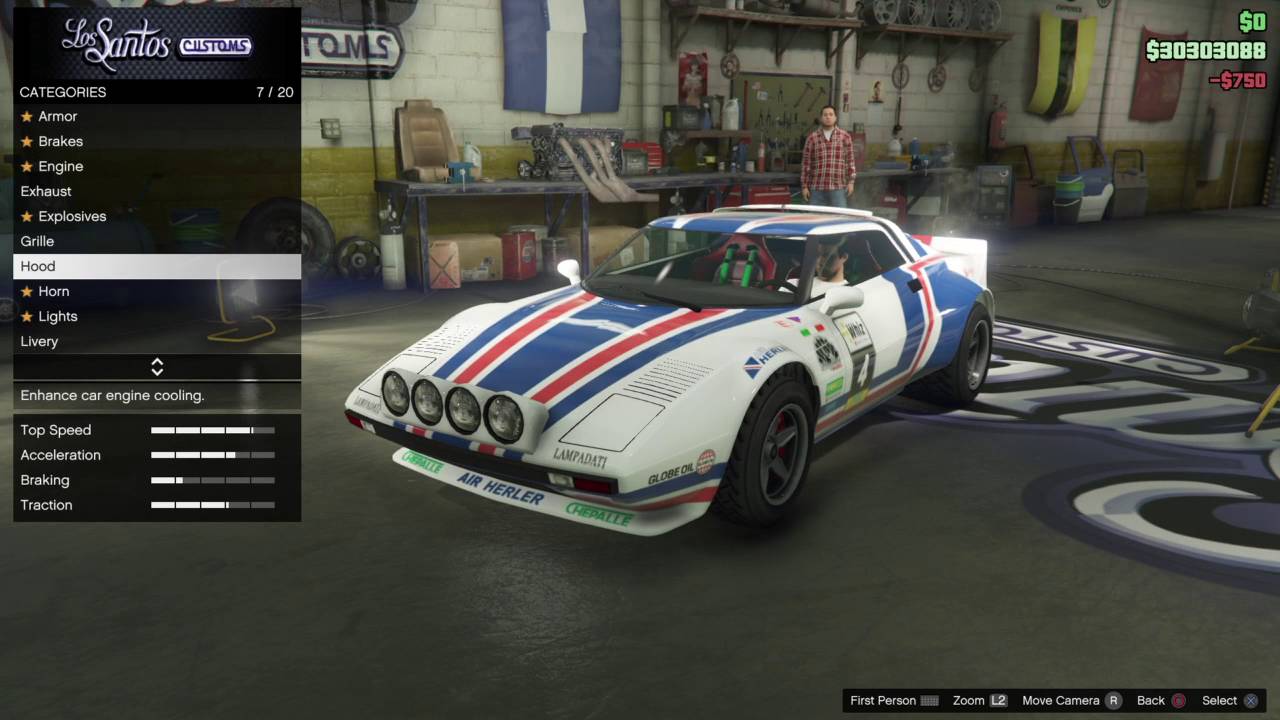 GTA 5 DLC Vehicle Customization (Lampadati Tropos Rallye)