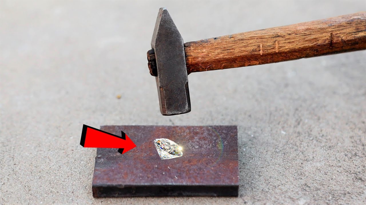 Diamond VS Hammer | क्या हथौड़े से हीरा टूट सकता है? Diamond Power Test
