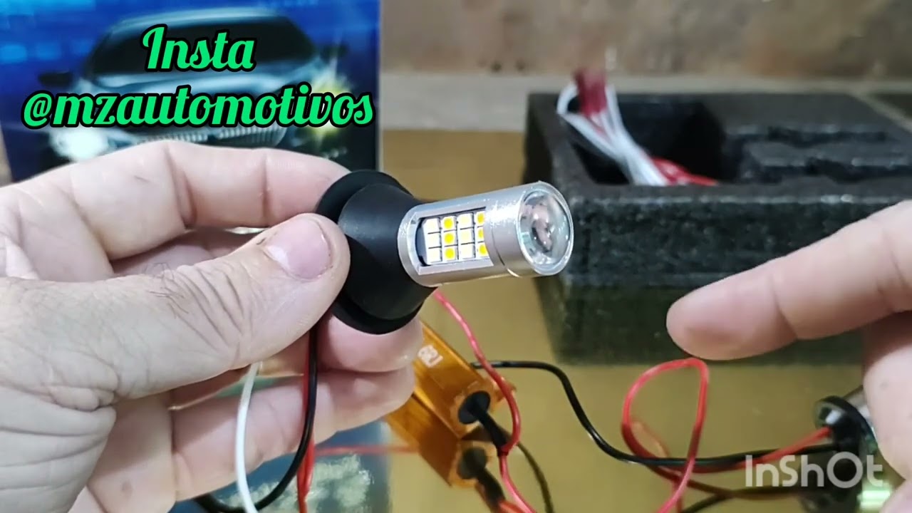 Tudo sobre lâmpada DRL de seta pisca