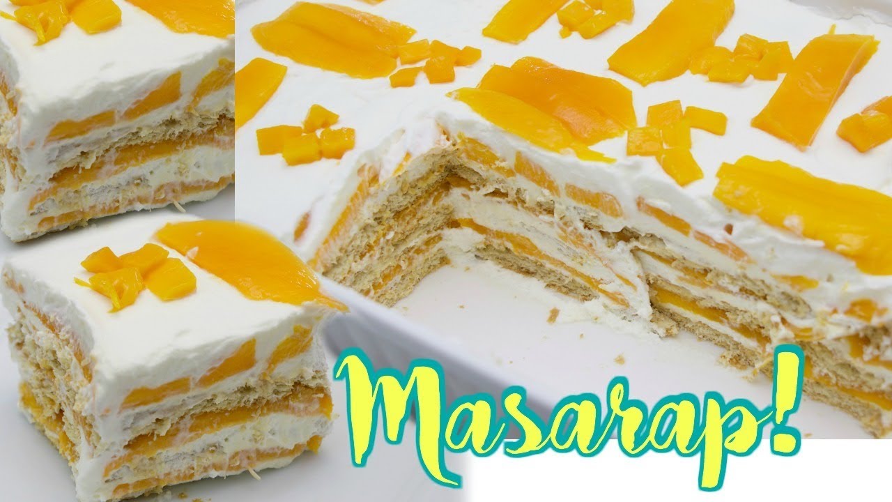 BEST MANGO FLOAT RECIPE | HOW TO MAKE FILIPINO MANGO FLOAT | NO BAKE DESSERT