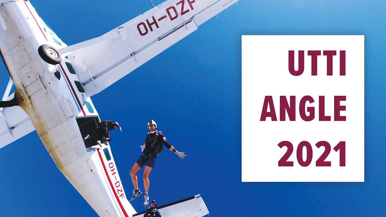 Kulmahyppäämistä Skydive Finlandilla