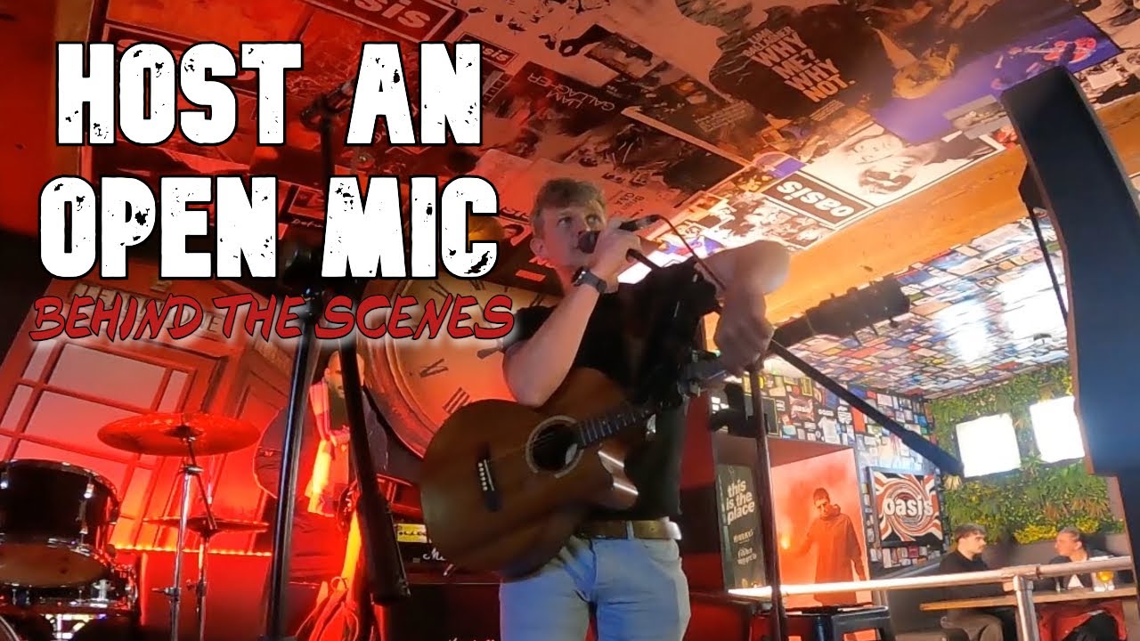 How to Host an Open Mic Night (Behind the Scenes Vlog)