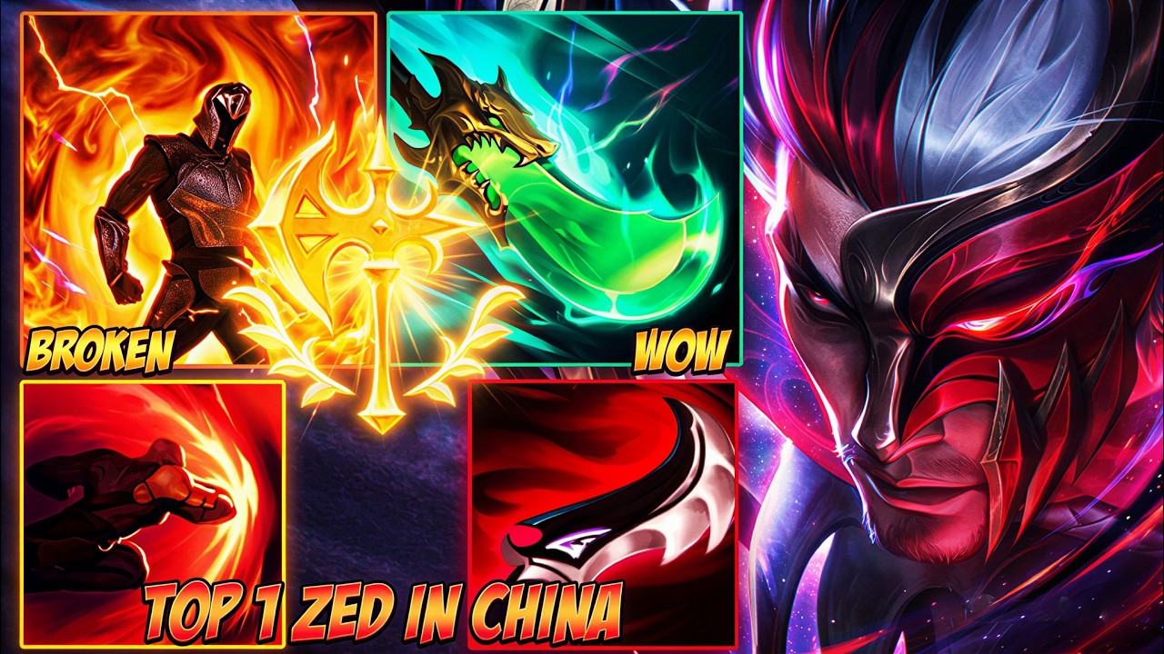 Wild Rift China Top 1 Zed - This Rune Broke Zed&hellip; | Best Build and Runes