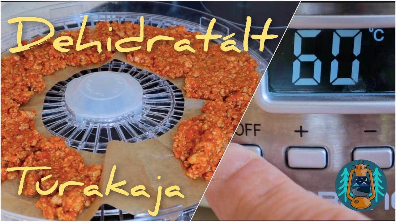 Dehidratált túrakaja aszalógéppel / előkészületek, elkészítés