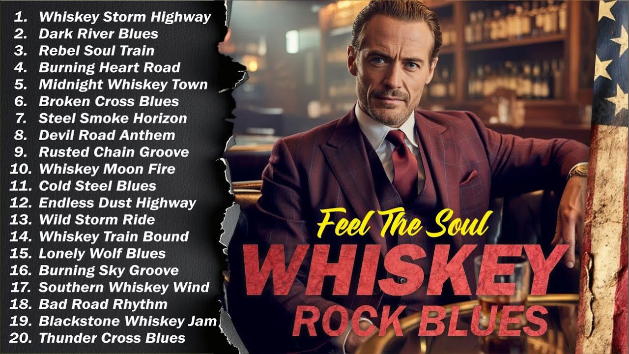 Whiskey Blues Rock 🍂 The Best of Classic Blues Songs | Relaxing Guitar Music for Night & Chill