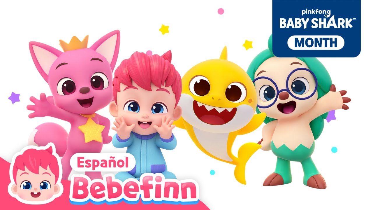¡Tiburón Bebé, Pinkfong y Hogi! Los Amigos de Finn | Canciones Infantiles | Bebefinn en español