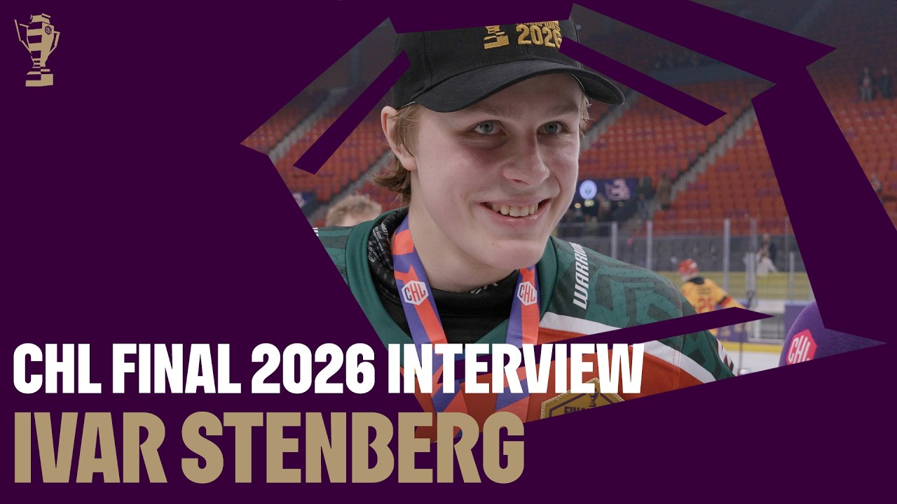 Frölunda's Ivar Stenberg After Winning the CHL Final | CHL Final 2026