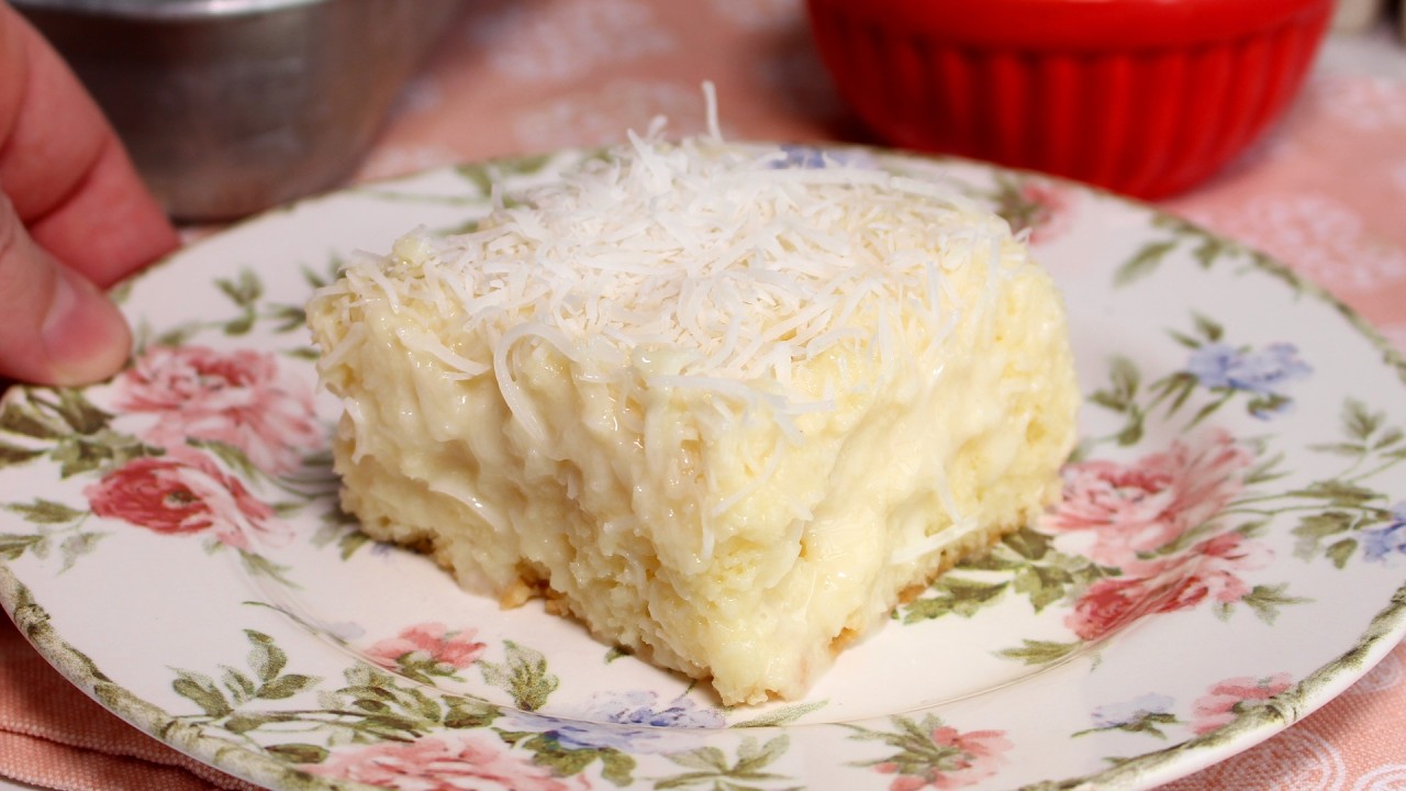 MOLHADINHO E DELICIOSO - BOLO DE COCO GELADO - RECEITAS QUE AMO