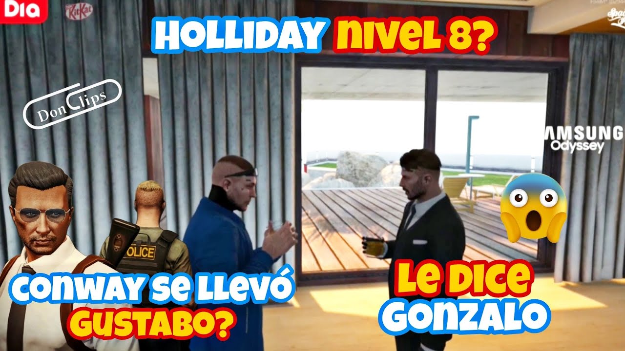 HOLLIDAY descubrio a ISIDORO le dice GONZALO 😱 , HOLLIDAY es NIVEL 8? CONWAY se llevó a  GUSTABO?