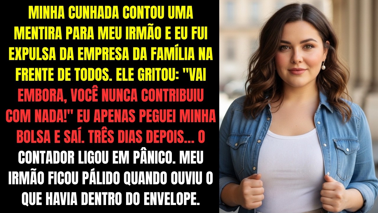 Minha cunhada contou uma mentira para meu irmão e eu fui expulsa da empresa da família...