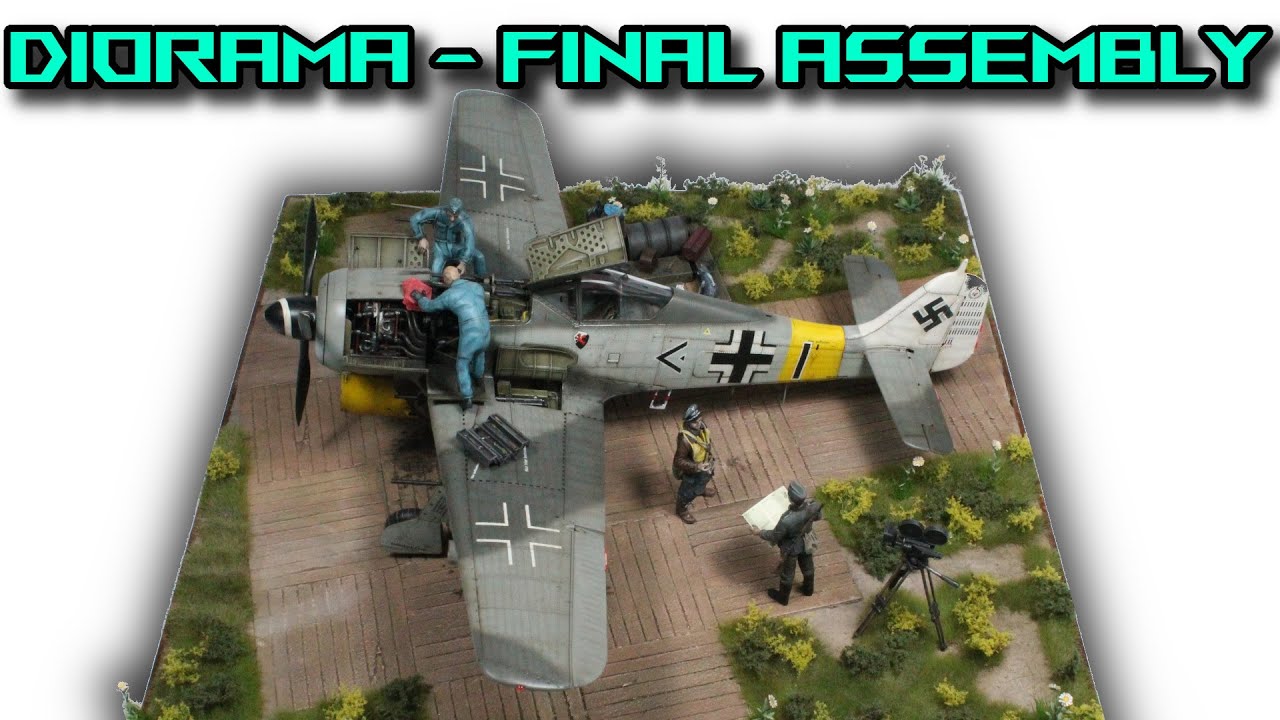 Focke Wulf 190A-6  Border Models 1:35 - DIORAMA - Final assembly