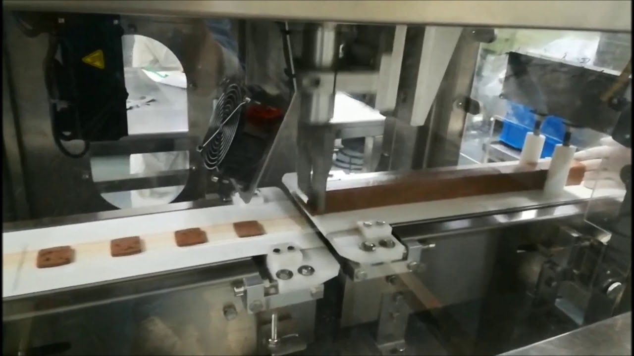 UFM2100 Ultrasonic High Speed Biscuit Slicer Line-Chocolate Chip Cookies