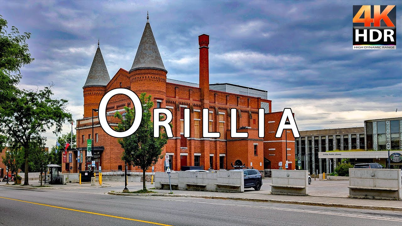 Explore Orillia Ontario Canada| Orillia 4K HDR Walk| Ontario's Sunshine City (July 2025)