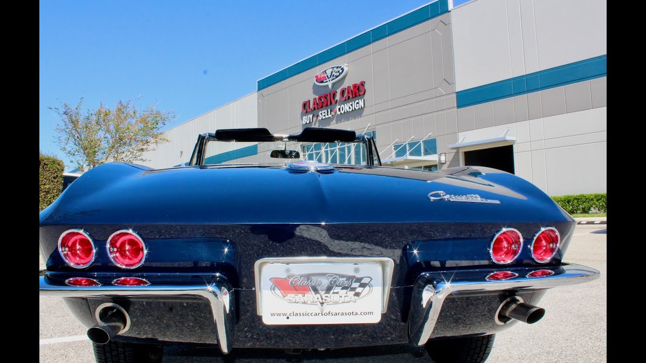 1963 Chevrolet Corvette Convertible – Daytona Blue, Rare Radio Delete