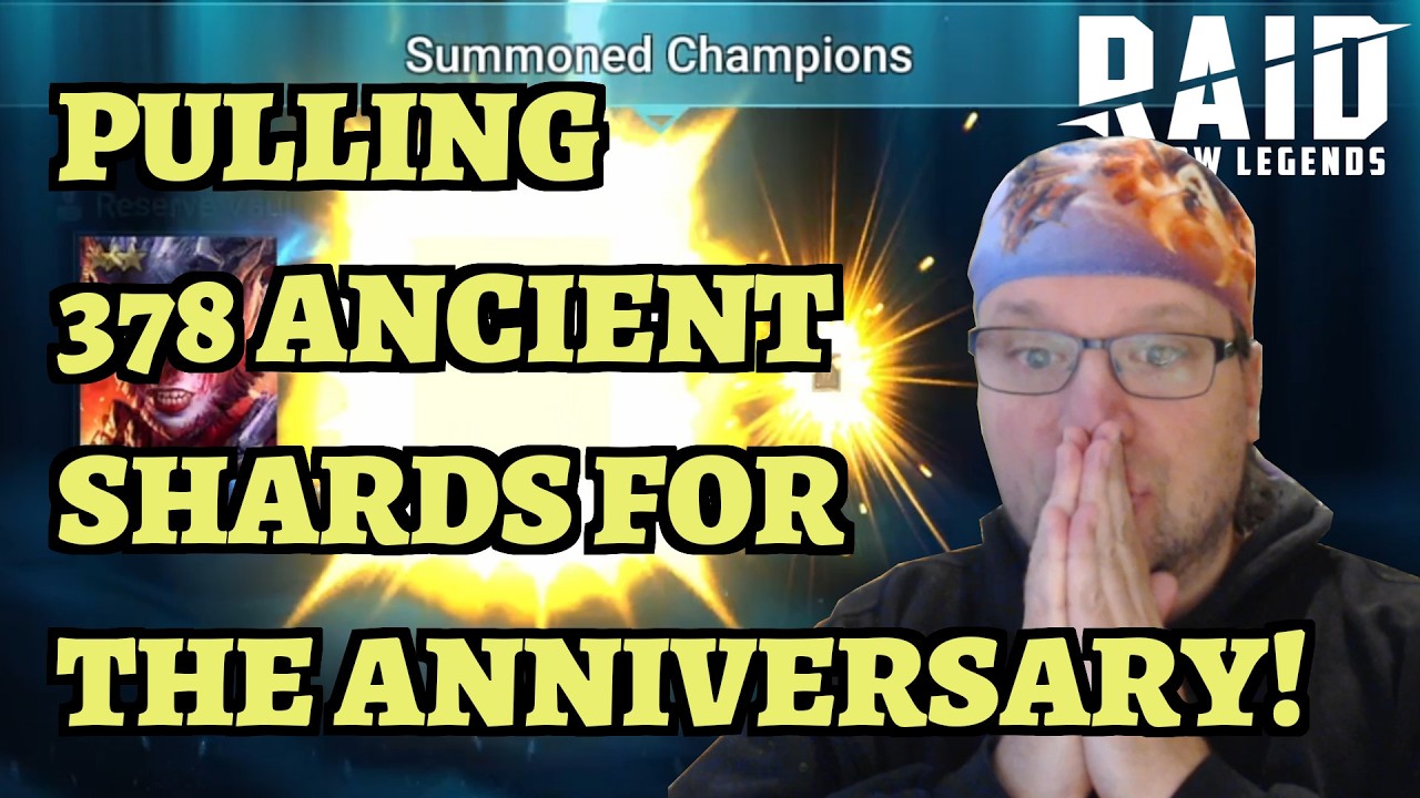 Opening 378 Ancient Shards for the Anniversary Path and Double Legendary Event! RAID: Shadow Legends