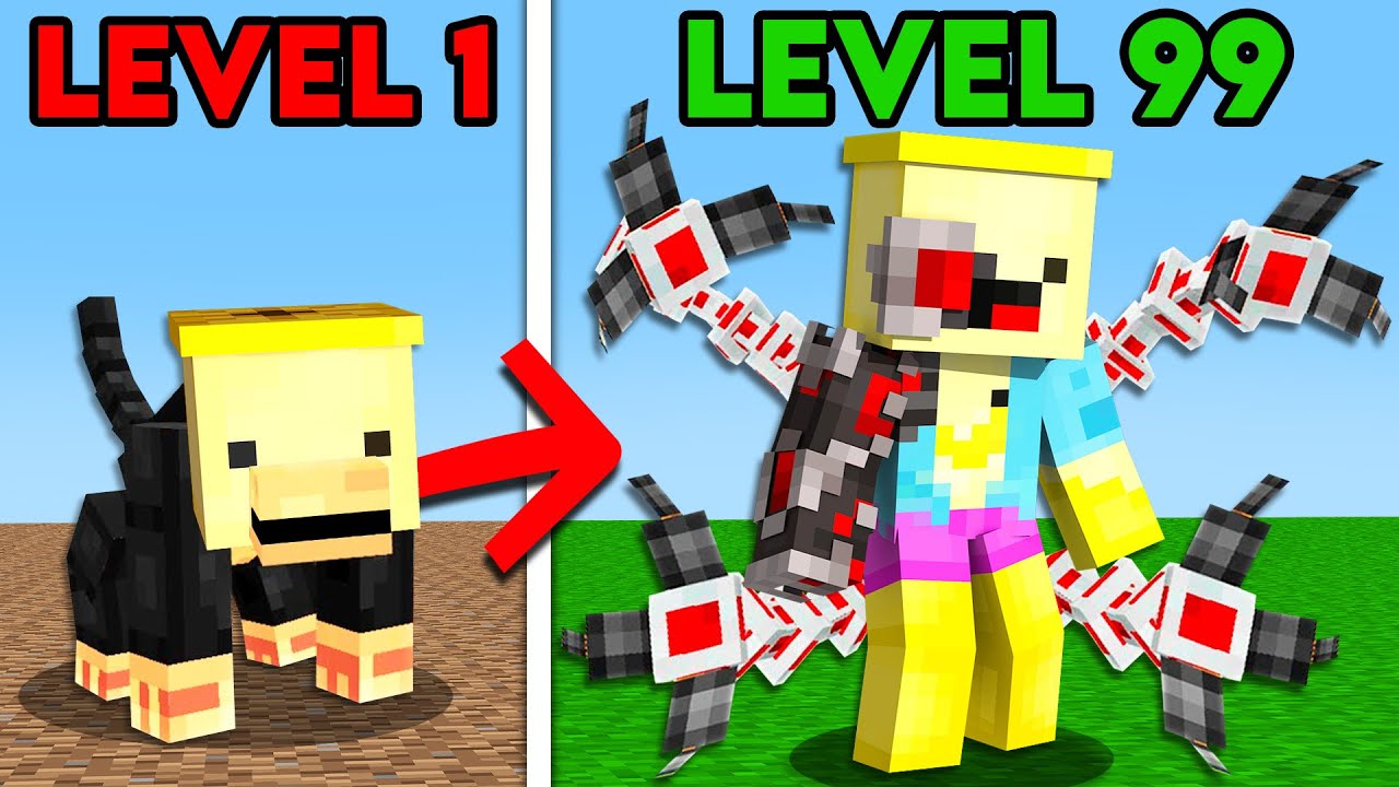 Minecraft, mais je peux ÉVOLUER...