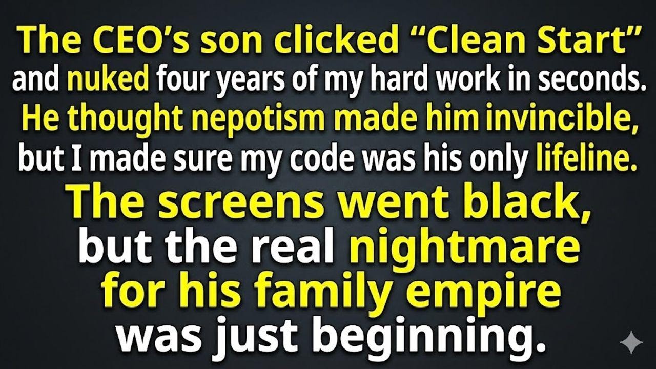 CEO's Son Deleted Everything Live—Now I Own the Company