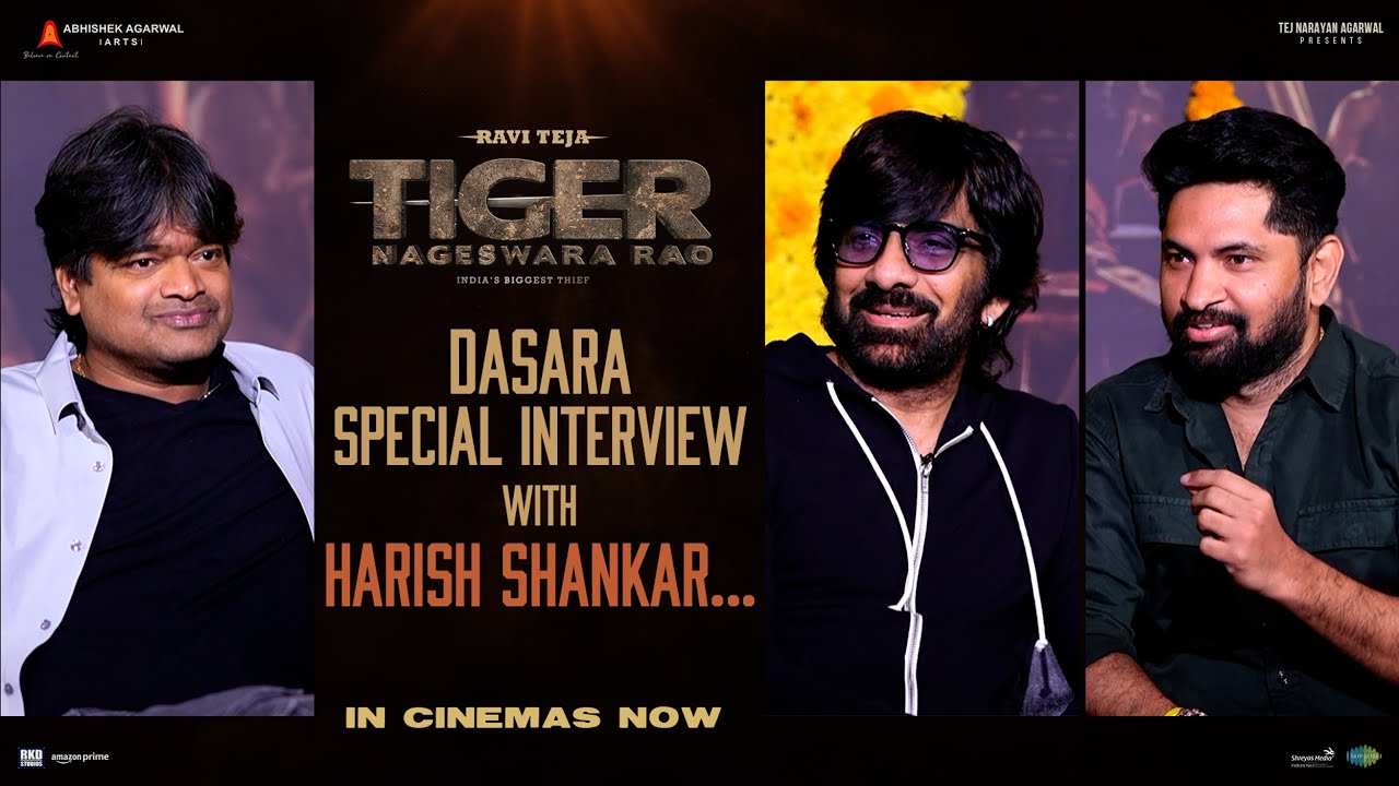 Team Tiger Nageswara Rao Dasara Special Interview With Harish Shankar  |  Ravi Teja | Vamsee
