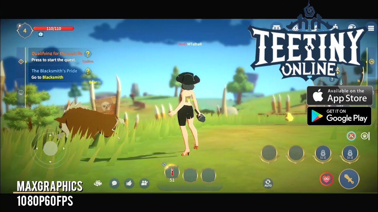 Teetiny Online| Gameplay(Early Access) MaxGraphics 1080p60fps + Download Link.