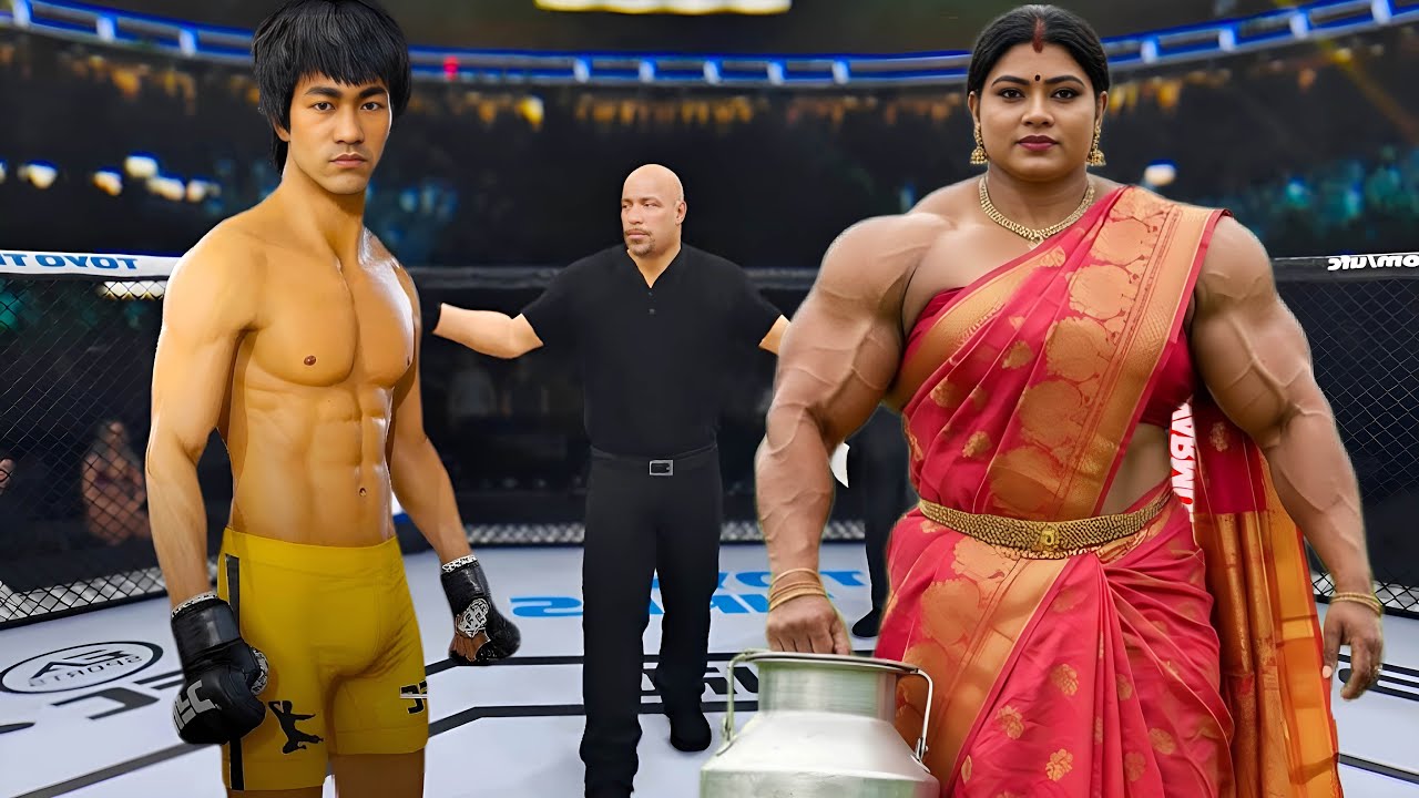 PS5 | Bruce Lee vs. Strong Sagarika [EA Sport UFC 4]🥊