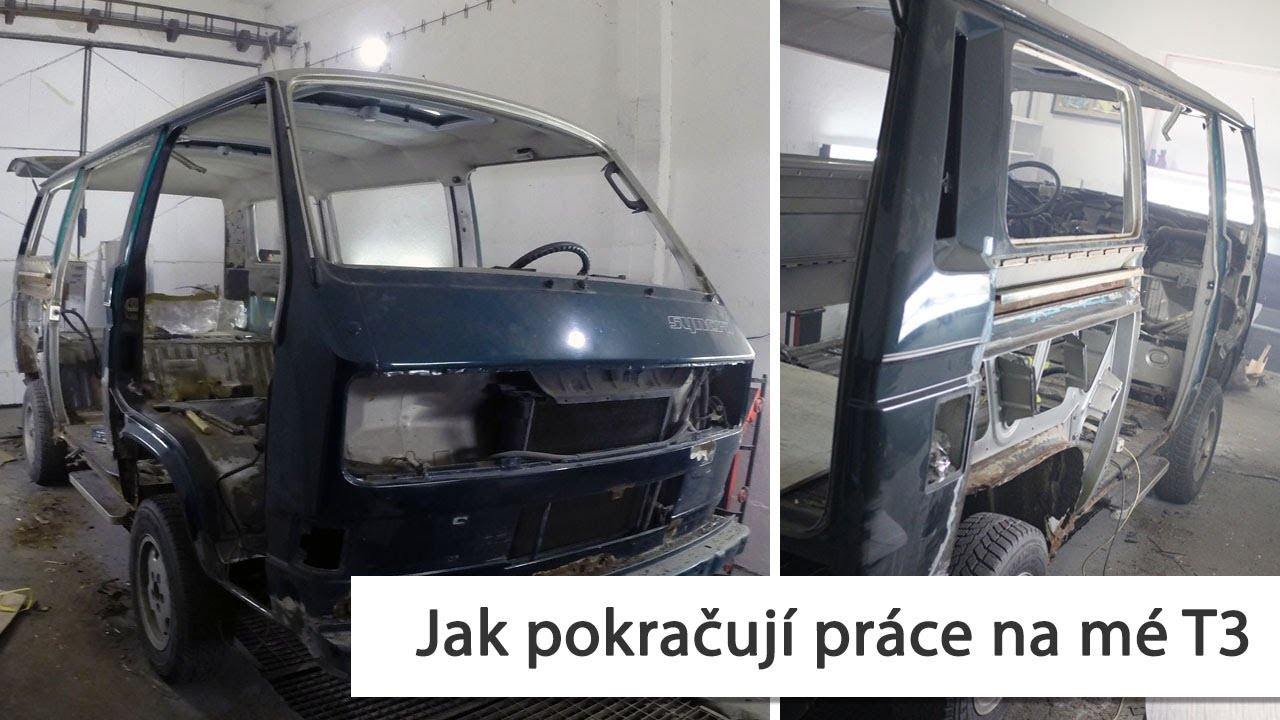 03 - Jak pokračují práce na VW T3 Syncro?