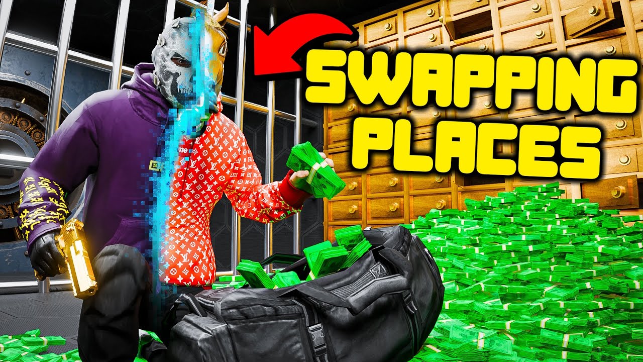 Swapping Places During A Bank Robbery To Remain Innocent In GTA 5 RP
