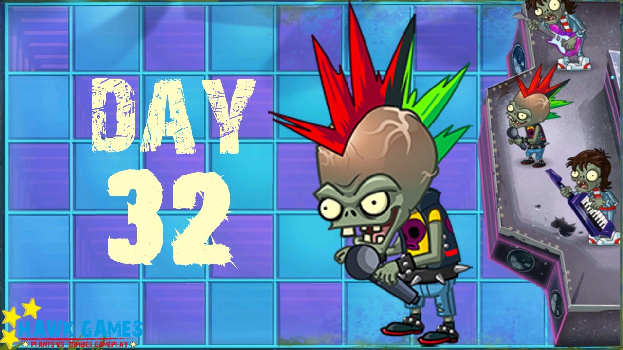 Plants vs Zombies 2 - Neon Mixtape Tour - Day 32 [Zombot Multi-stage Masher] No Premium @Veram Mod