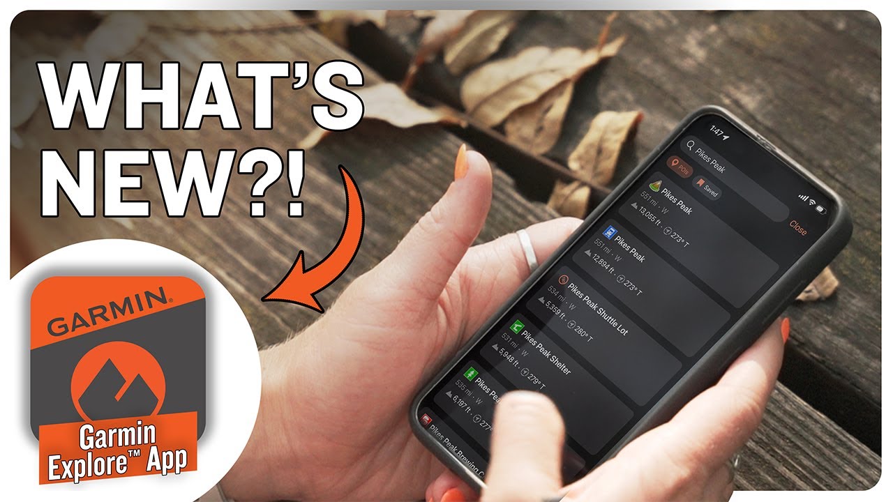 Приложение Garmin Explore | Карта, отслеживание, синхронизация и обмен данными
