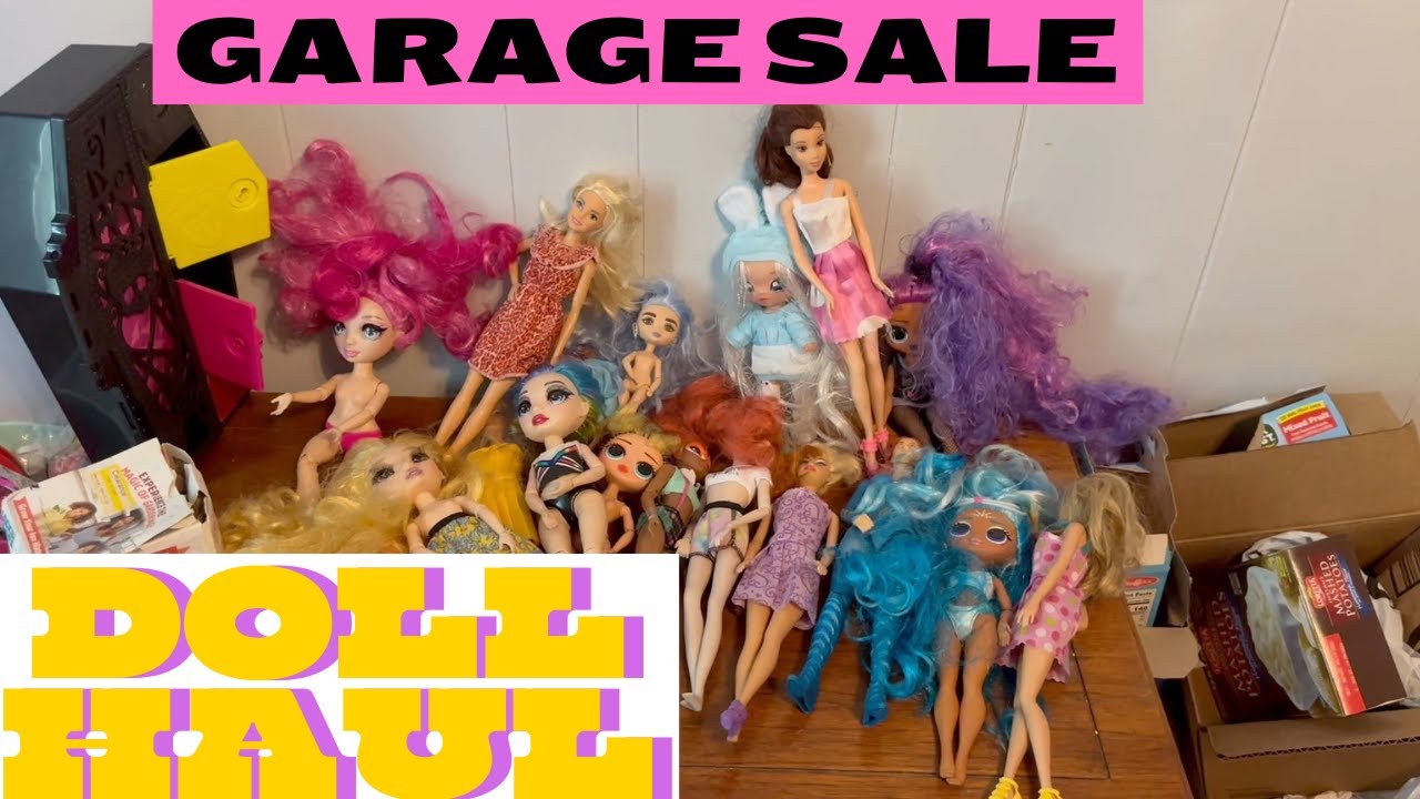 Garage Sale Doll Haul