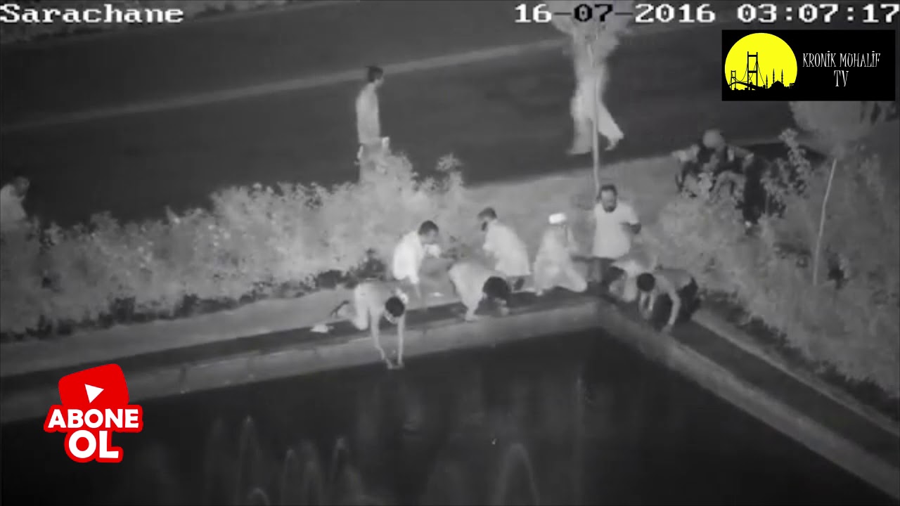 S&uuml;s Havuzunda Abdest Alan 15 Temmuz Kahramanları