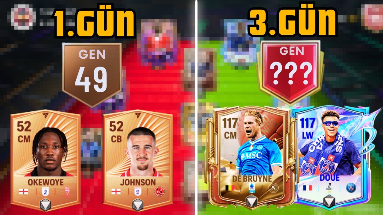 3 GÜNDE 0’dan MAX GEN’e! 😱 FC Mobile 26 Sıfırdan Hesap Kasma