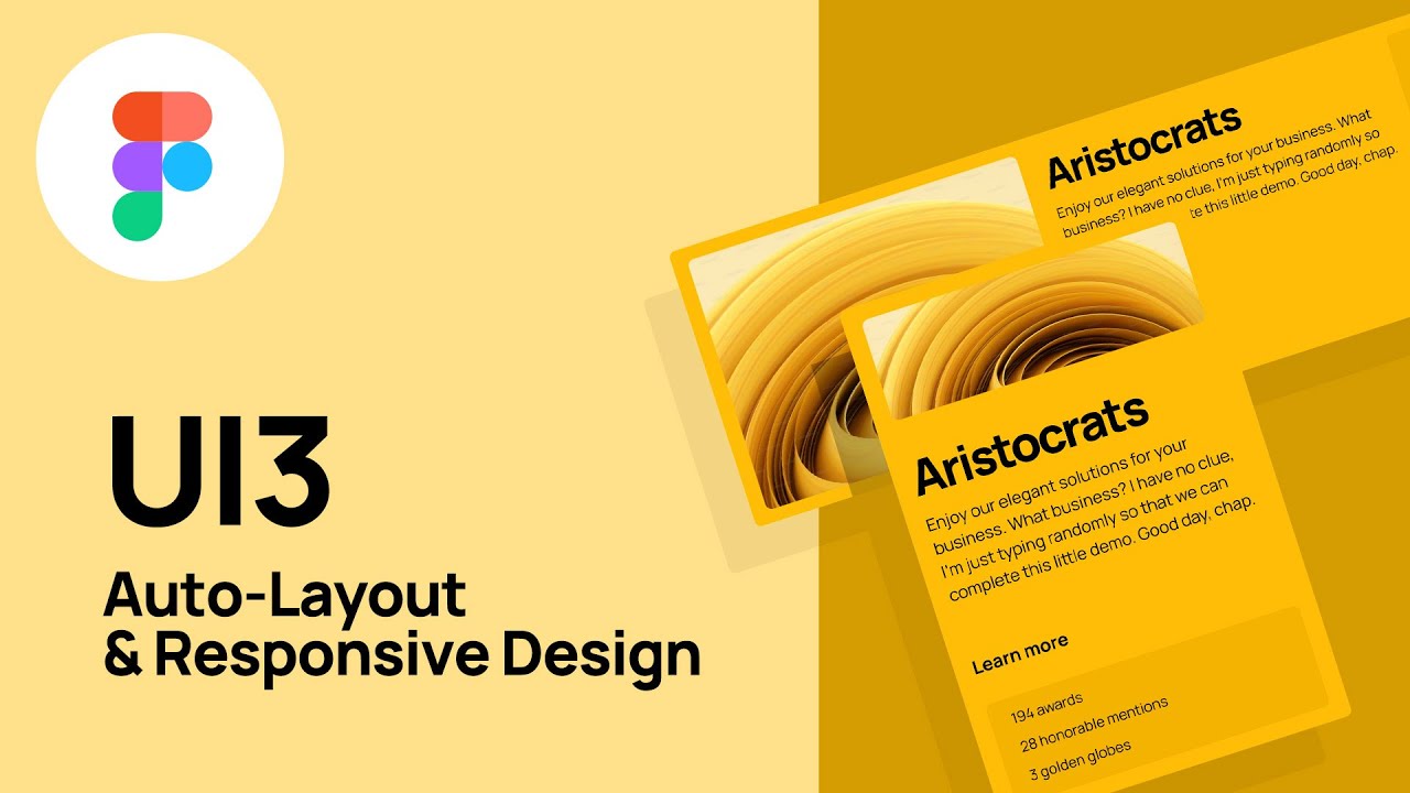 Figma UI3 Auto-Layout & Responsive Modes