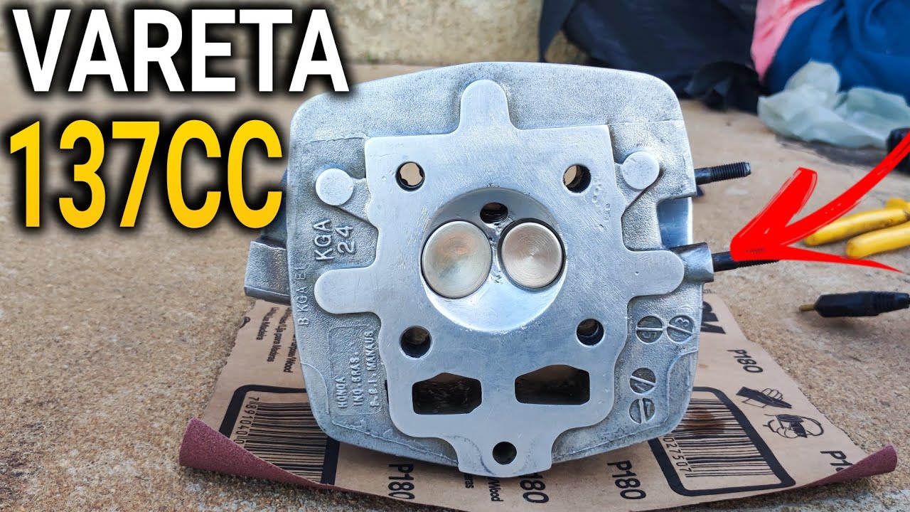 PREPAREI O CABEÇOTE DA FAN 125 VARETA PARA COLOCAR O KIT 3 MM ALTO GIRO