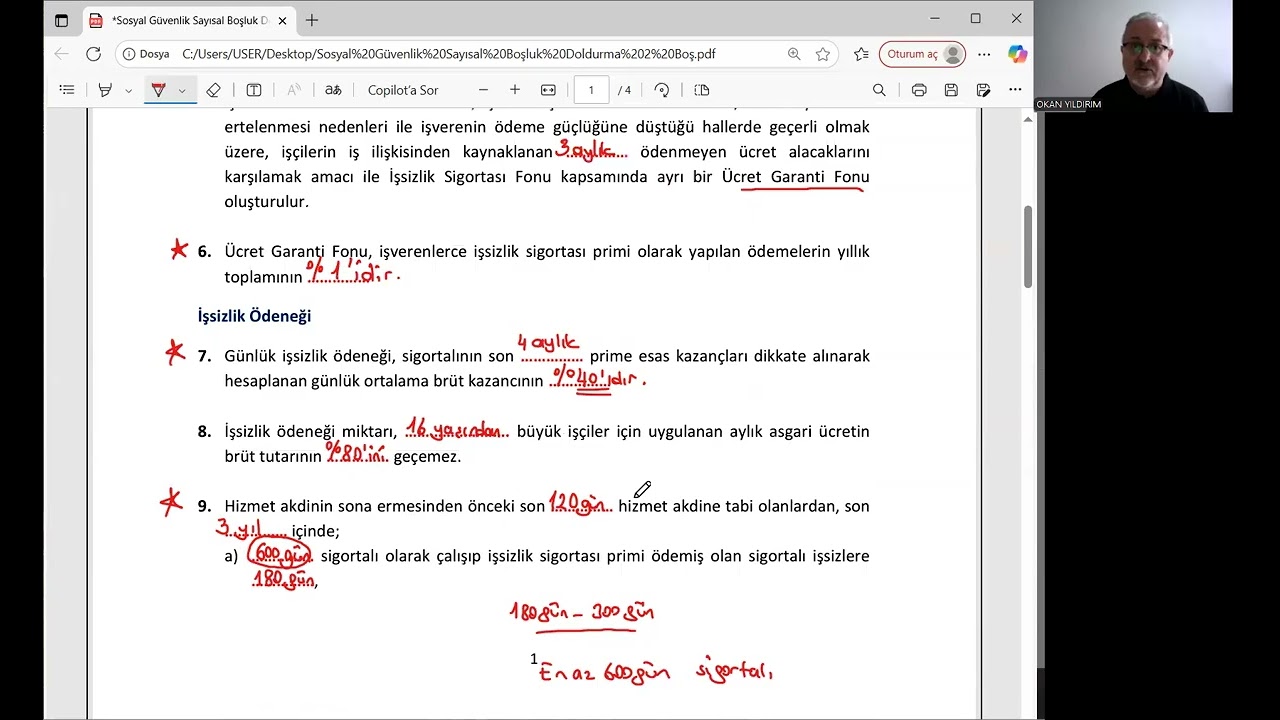 Sosyal Güvenlik Hukuku 1-4