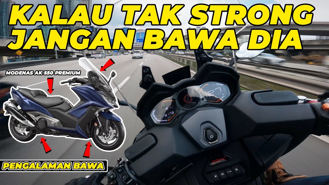 INI DIA SKUTER MAXI PALING LAJU | MODENAS AK550