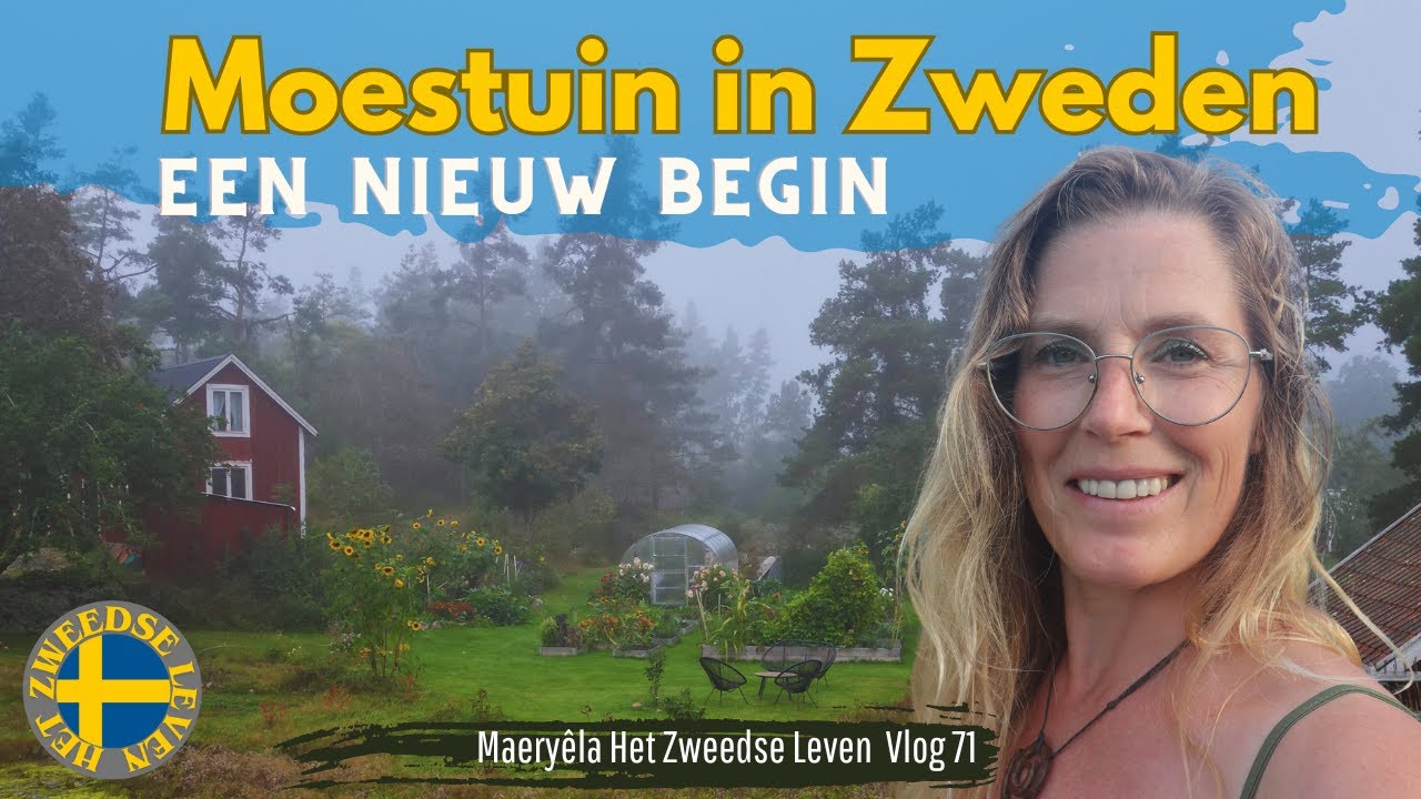 Moestuin in Zweden / Emigreren naar Zweden / Het Zweedse Leven in Zweden vlog 71 / with subs