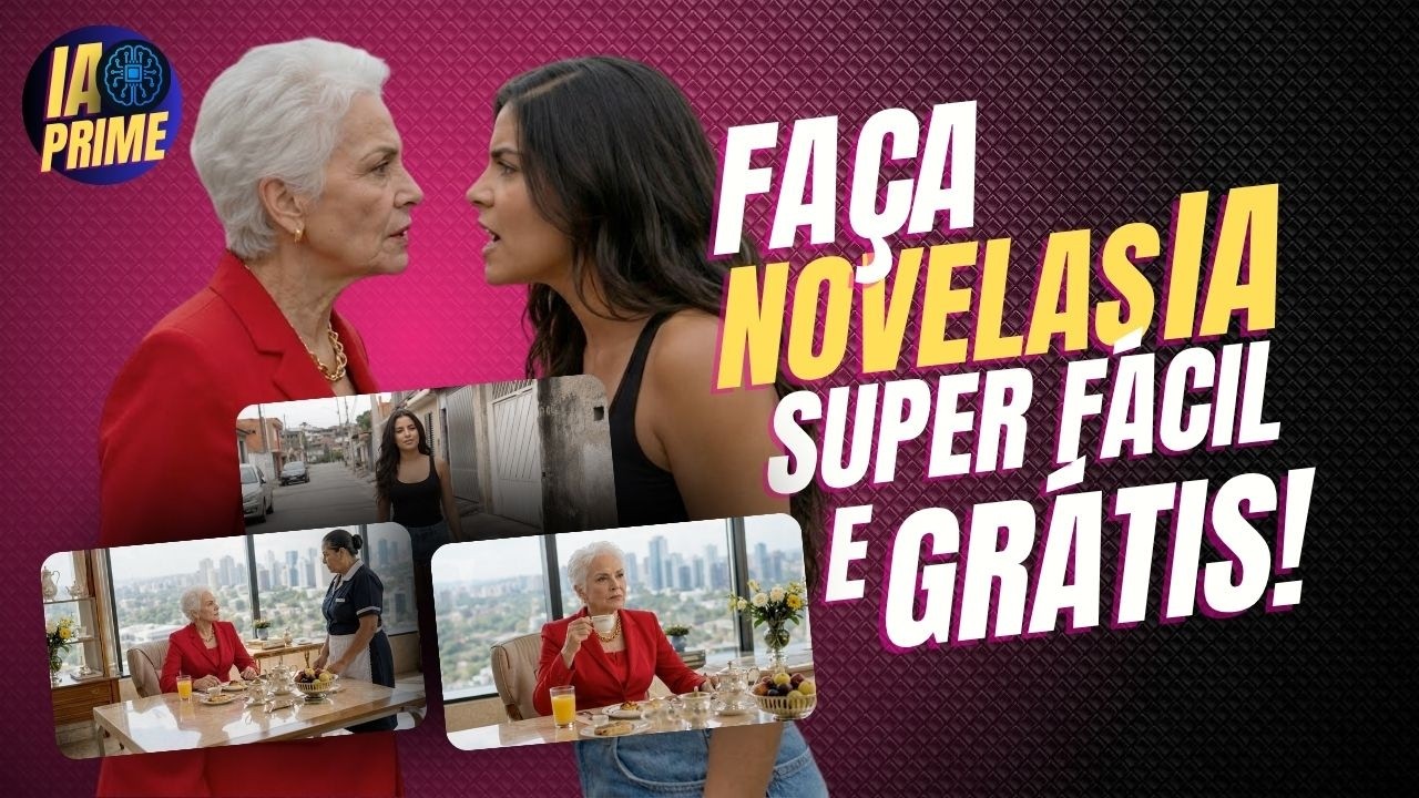 🎬🔥 FA&Ccedil;A NOVELAS IA DE FORMA F&Aacute;CIL E GR&Aacute;TIS!
