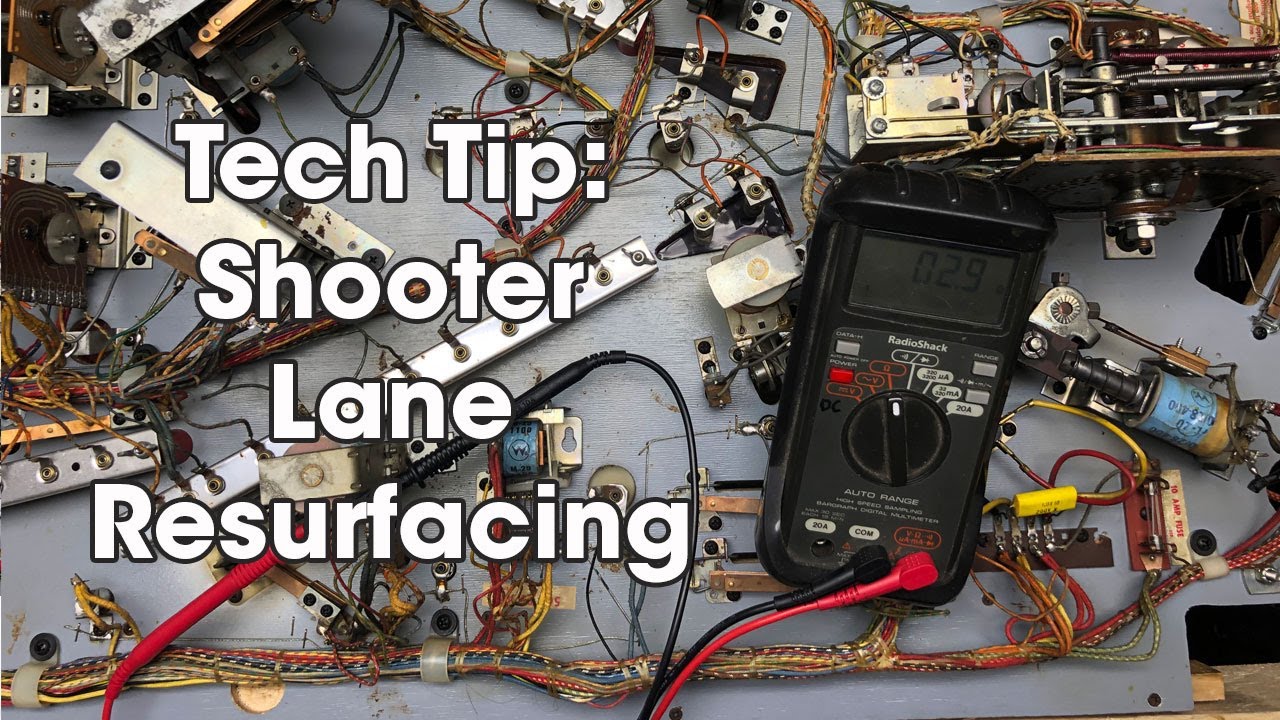 Tech Tip - Shooter Lane Resurfacing Repair #pinball #pinballmachine #resurfacing