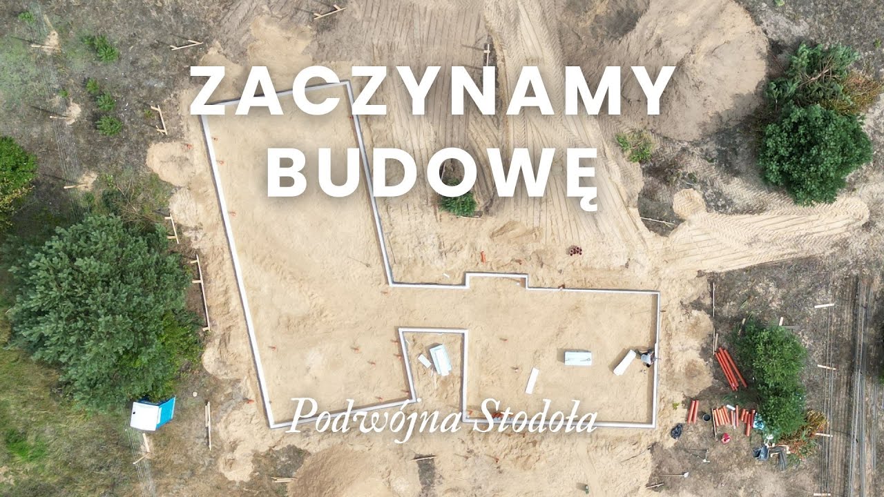 Podwójna Stodoła | Zaczynamy nową budowę czyli kolejna płyta fundamentowa! | E01