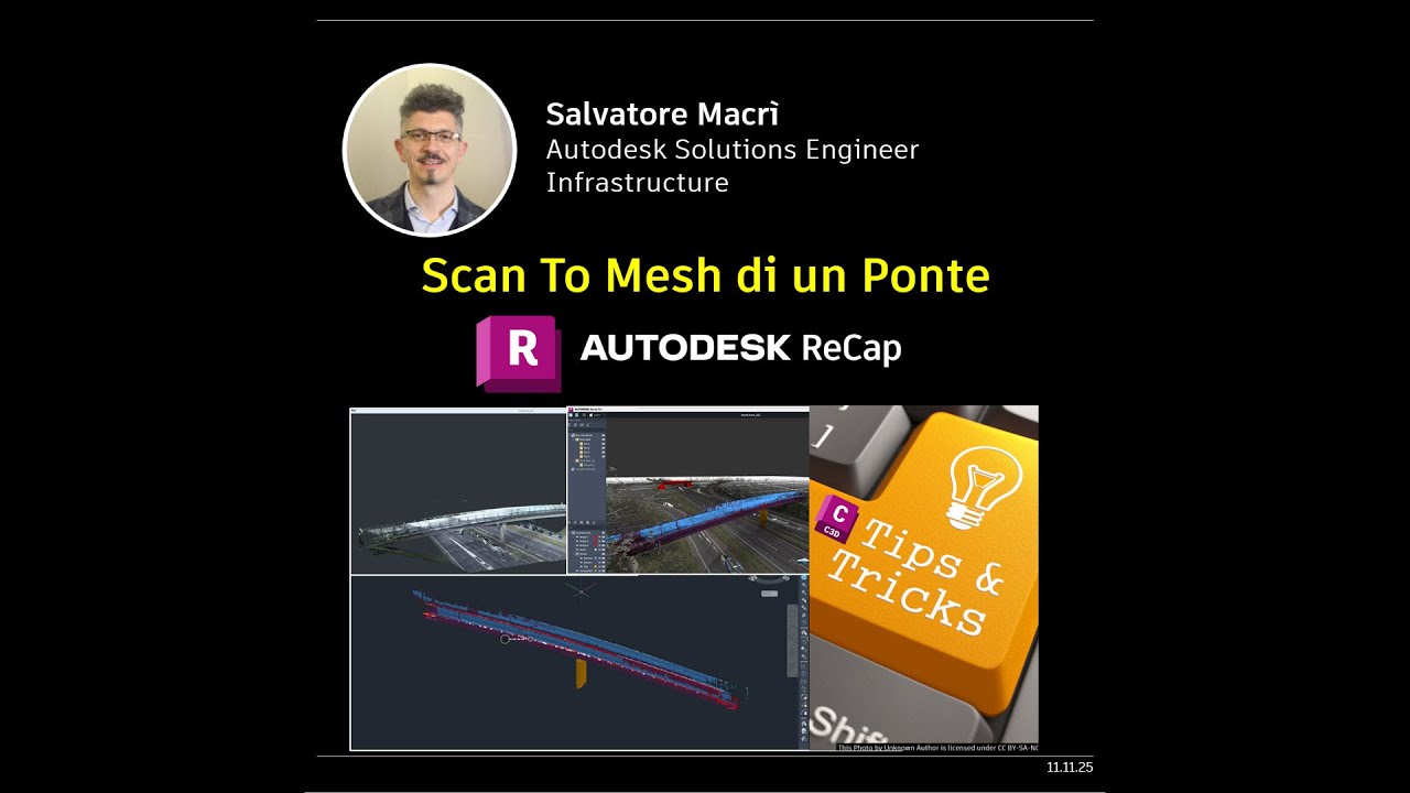 Scan To Mesh con Recap Pro di un Ponte - Passarella