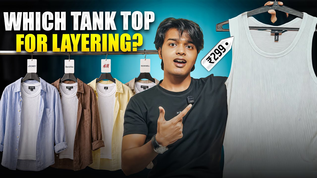 Which Tank Top Is BEST for Layering? | 4 Ribbed Vests Compared | H&M, Rockwell,... | PistarDreams