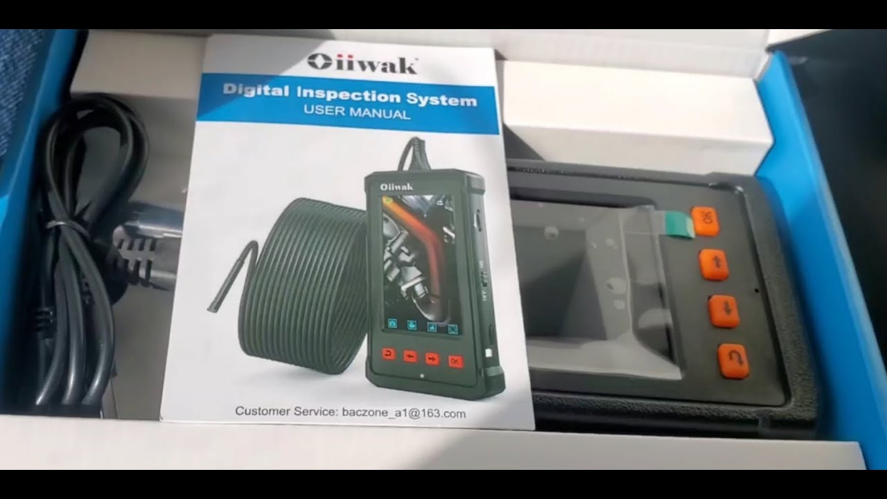 REVIEW- Oiiwak 50FT Sewer Camera, 1080P Borescope ENDOSCOPE Inspection Camera 4.3