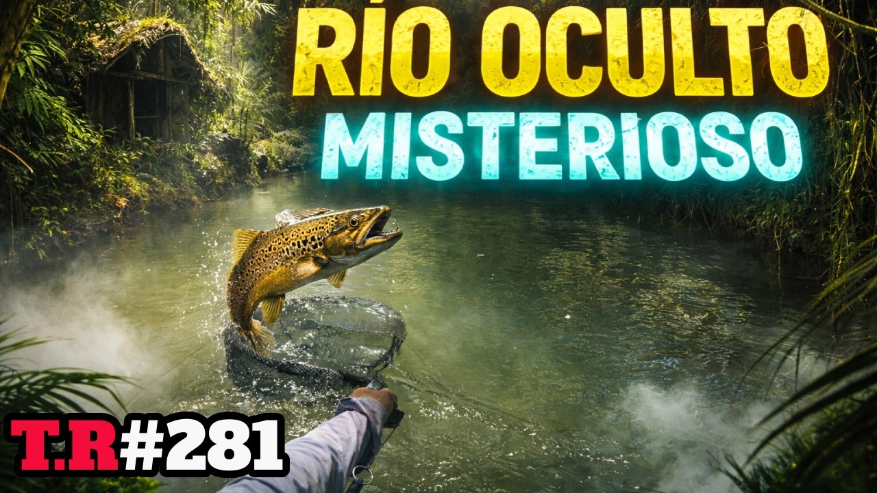 Pesca en Rio Escondido con Vinilos y Cucharilla 💥