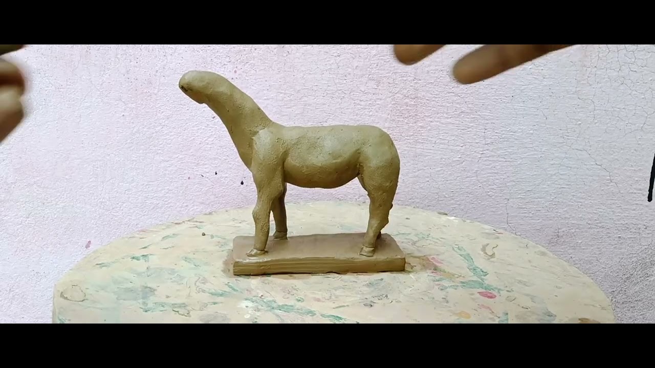mitti ka ghoda kaise banaen/How to Make a Realistic Clay Horse step by step Guide/clay horse #horse