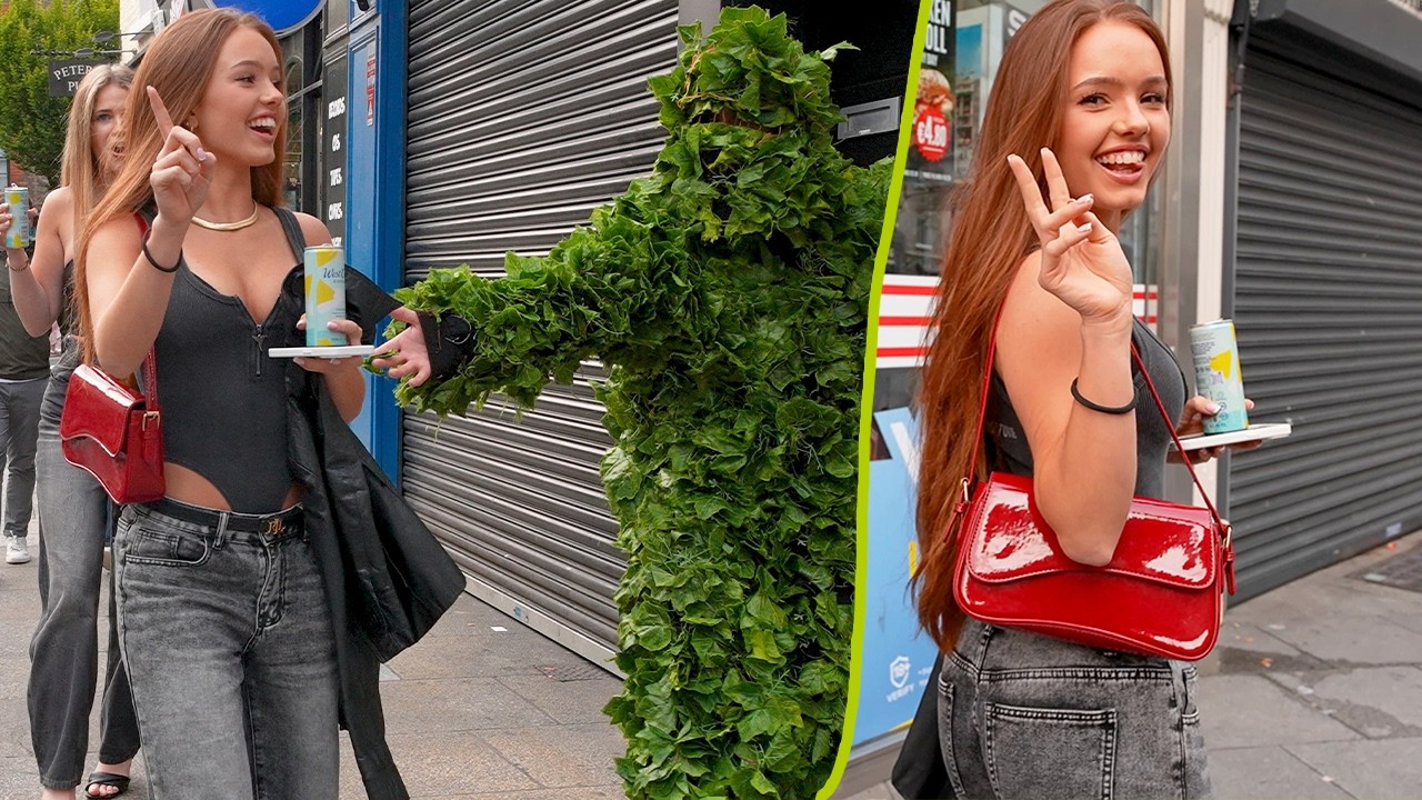 Bushman Prank She looked Funny