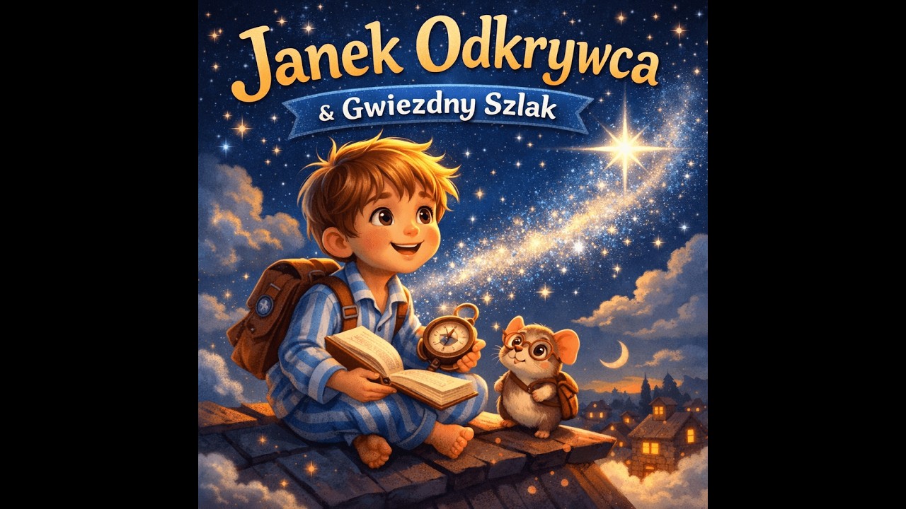 Janek Odkrywca i Gwiezdny Szlak ⭐ Bajka, Audiobook na Dobranoc dla Dzieci | Spokojna Bajka do Snu