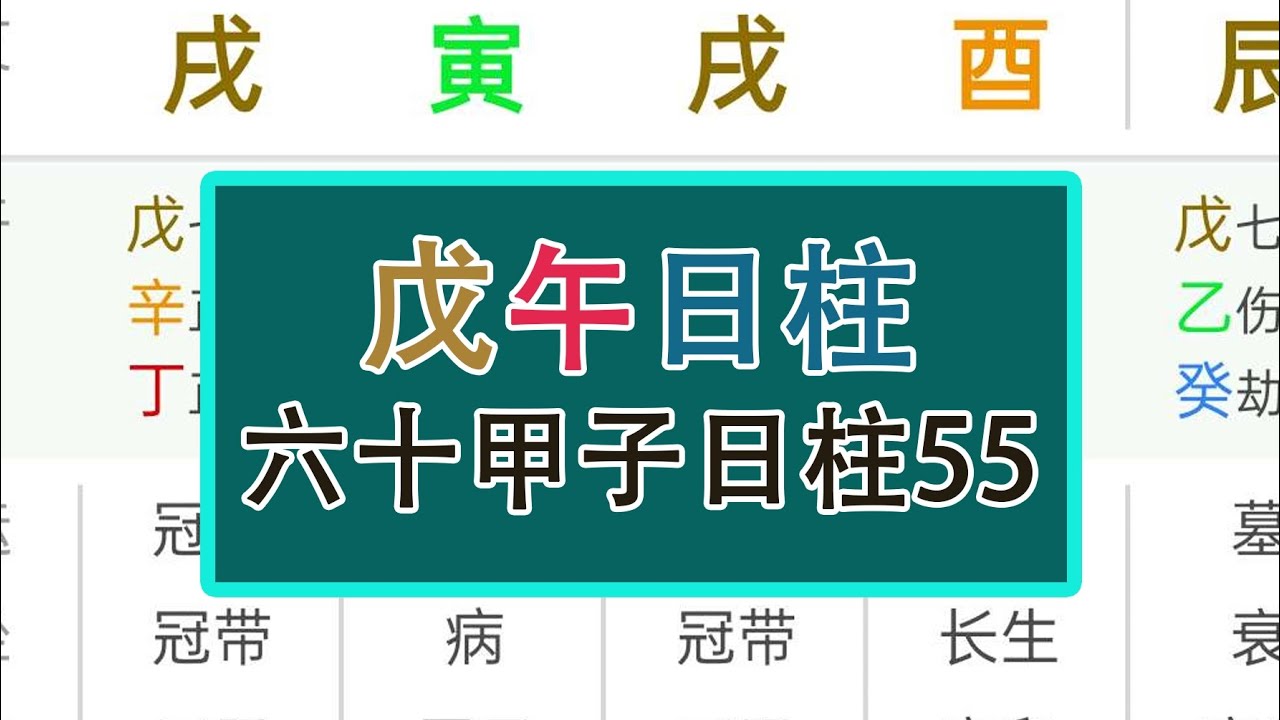 戊午日柱(命理八字知识分享之六十甲子日柱)#中华文化 #人生感悟 #風水 #八字 #情感 #婚姻 #易学 #易经 #玄学