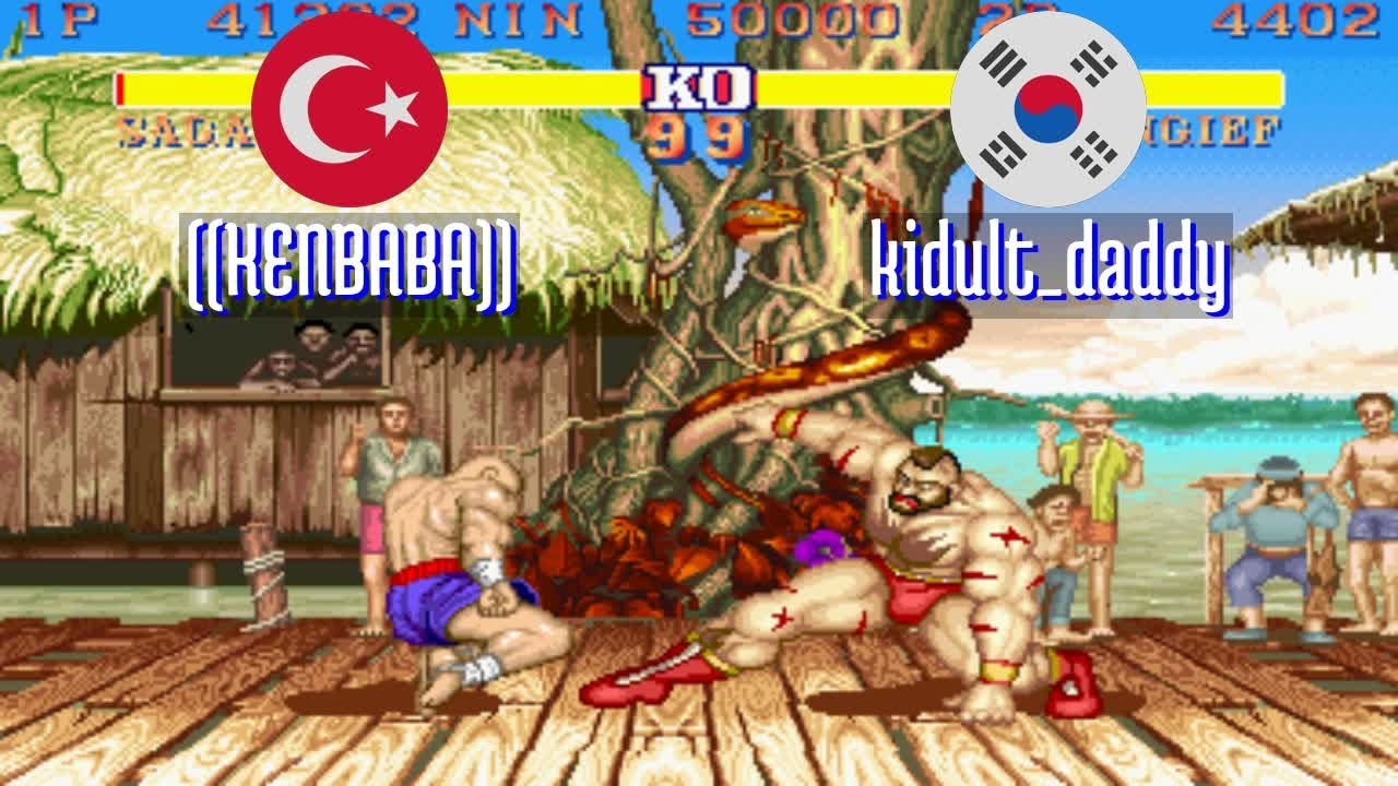 FT3 @sf2ce: ((KENBABA)) (TR) vs kidult_daddy (KR) [Street Fighter II CE Fightcade] Feb 3
