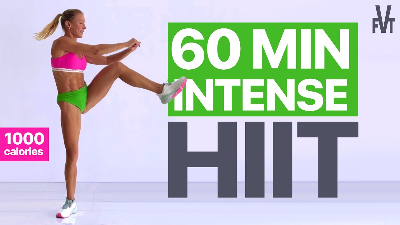 60 MIN FULL BODY CARDIO HIIT WORKOUT